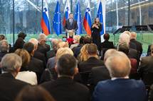 1. 12. 2022, Brdo pri Kranju – Predsednik republike, predsednica državnega zbora in predsednik vlade priredili tradicionalni sprejem ob mednarodnem dnevu invalidov (Bor Slana/STA)